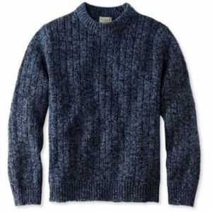 L.L. Bean | Classic Raggwool Rib Crew Sweater
